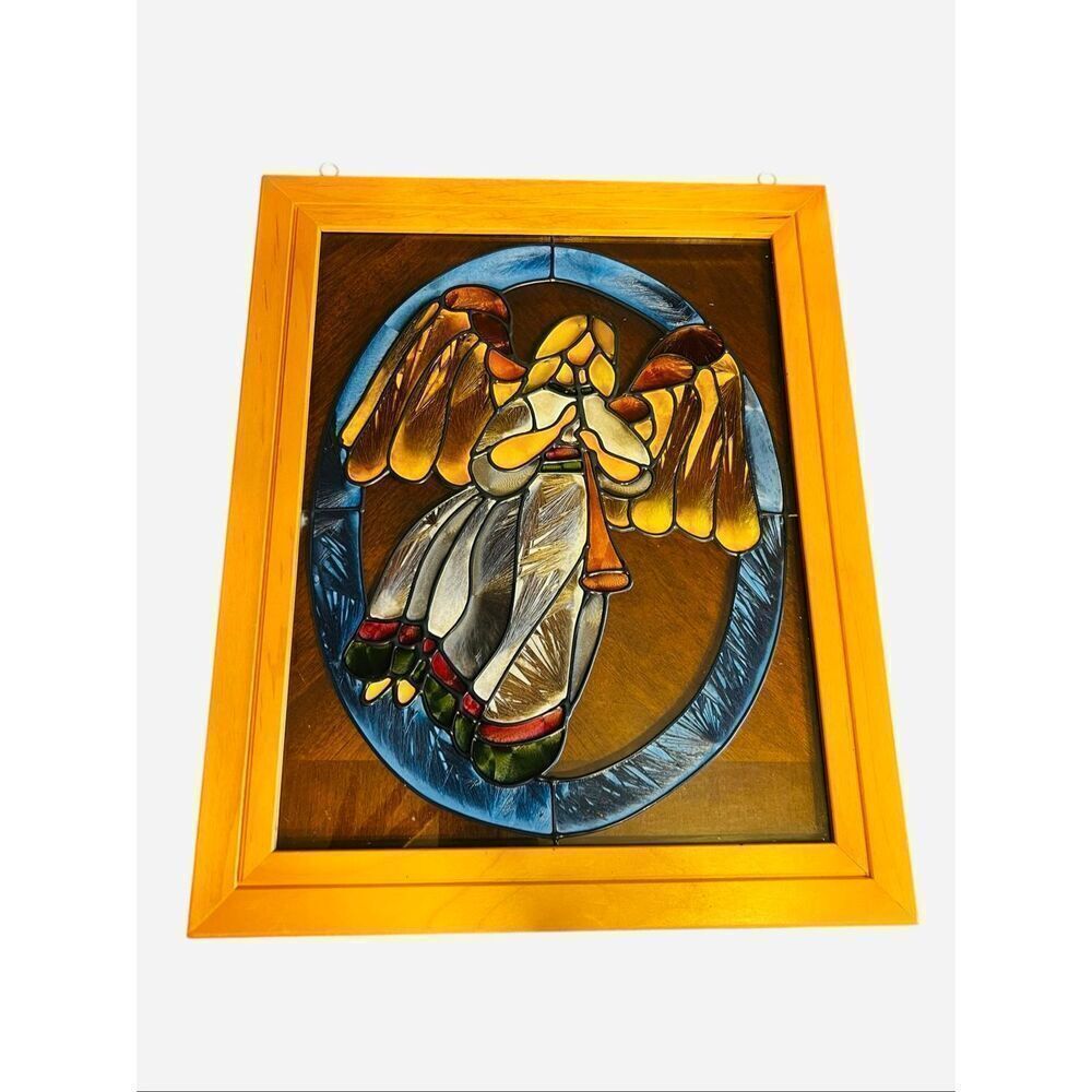 Open windows salida Colorado heavenly angel sun catcher stained glass Christmas